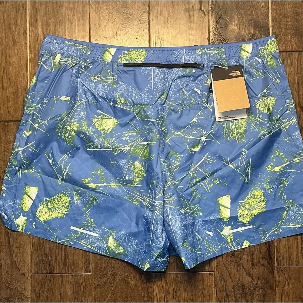 NWT North Face Shorts Men's XL Limitless Run Wander‎ Blue Supersonic Valley $45